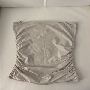 abercrombie and fitch Strapless Side Ruched Top S